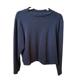 Old Navy Women's Navy Pullover Mock Turtleneck Cropped Sweater Size XL